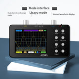 Dual-Channel 50M Sampg Rate High-Performance Handheld Small Oscilloscope 3.2Inch LCD Display