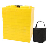 Heavy Duty Leveling Blocks Camper Leveling Blocks with Storage Bag for Car RV Trailer