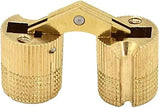 Pure Brass Invisible Hinge For Jewelry Box, Gift Box, Worktop 4pcs (12mm)