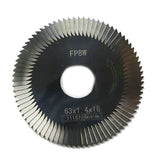 FP8W Tungsten Steel Three-Sided Edge Milg Cutter 63x1.4x16MM Key Copy Cutting hine Saw Blade