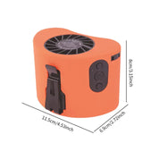 on Waist Neck 12000RPM Heavy-duty 15W Electric Rechargeable Clip Belt Fan for Mountaineering Jobsite Gifts