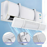 1pc Air Conditioning Deflector Keep Your Home Cool And Comfortable With This Easily Adjustable Portable Air Conditioner Deflector Wall Mount Universal Wind Screen Cover!