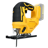 Cordless Jig Saw 80mm 2700RPM Electric Jigsaw with LED Light 0-45º Cutting Woodworking Tools for 20V Battery (No Battery)