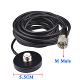SO239 Mount Magnetic Base Adapter PL259 Antenna Connector for Yaesu Vertex Kenwood TYT HYT Car Mobile Walkie Talkie Accessories