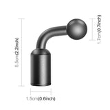 Aluminum Alloy 2Pcs/Set Tablet Clip Base Adapter With 1/4 Inch Screw Hole For Tripod Selfie Stick Bracket