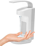 Disinfection Dispenser 500ml Angled Soap Dispenser Wall Mounted Press Dispenser Wall Mounted Dispenser With Viewing Window For Toilets And Bathrooms (