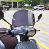 Windshield Motorcycle Windscreen Clear Thicken Adjustable Motorbike Front Fairing Wind Guard For Winter