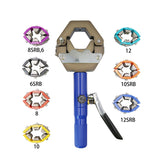 Manual portable car air-conditioning hydraulic hine hose crimping tool