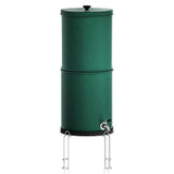 (Green) Gravity Water Filter System Water Filtration Bucket for Home Outdoor Camping Hiking Emergency Preparedness