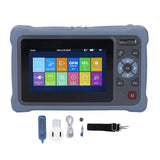OTDR Fiber Optic Tester 4.3in Screen 5m to 100km 1310nm 1550nm OTDR Tester with FC LC Adapter 110240V US Plug
