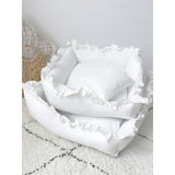 Super Comfy Princess Dog Bed Sofa Pet Kennel House Mat for Small Dogs Cat Teddy