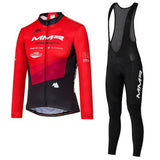 Winter Fleece Long Sleeve Cycling Suit