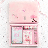 Cute Creative Cherry Blossom Hand Ledger Gift Box Set