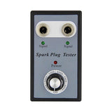 Double hole automobile spark plug detector
