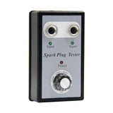 Double hole automobile spark plug detector