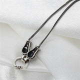 Long Baolong Jewelry S925 Silver Personality Wild European And American Retro Fashion Universal Sweater Chain Female New Pendant With Chain