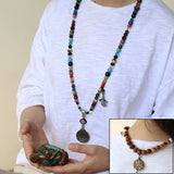 Tibetan Multi Treasure Star And Moon Bodhi Prayer Beads Consecrated Rosary Bracelet