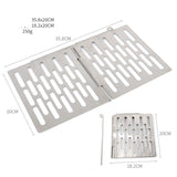 Outdoor Picnic Simple Portable Mini Barbecue Grill Grill Plate Stainless Steel Folding Grill Grill Grill