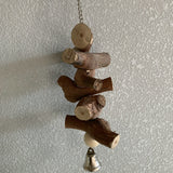 Parrot Vine Solid Wood Molar String With Bell