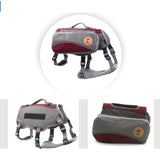 Pet self-packing out portable bag detachable chest back travel bag