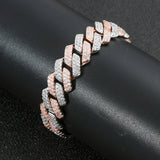 European and American Cuban Bracelet Men's Punk Hip Hop Chain Hand Jewelry Trendy Cuban Chain Female