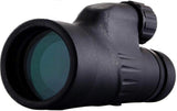 High Powered 12x50 Monocular,bright And Clear,single Hand Focus, Water