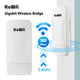 1-2KM 2.4G to Point Long Range 300Mbps Outdoor CPE Antenna wireless ethernet bridge for CCTV Camera