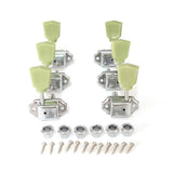 6pcs Open-Style Keys String Tuning Peg Vintage Tuners hine Head 3L3R for Folk and Electric Guitar