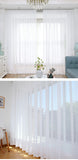 Modern Simple Thickened Solid Thin Window Gauze
