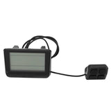 Electric Bike LCD Display Meter 24V 36V 48V Electric Bike Display Panel 5 Pin Interface for Conversion