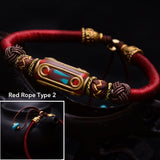 Dragon Knot Hand-woven Bracelet Bohemian Women's Vintage Brass