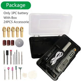 USB Cordless 3 Speed Mini For Jewelry Metal Glass Woodworking Engraving Pen Dremel Tools Wireless Electric Drill With Box