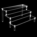 Stand 3 Layers Clear Acrylic Stands For Display Cupcakes Desserts Collectibles