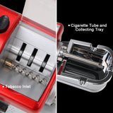 Cigarette Rolling Machine Wrapping Automatic Electric Cigarette Rolling Machines Injector Maker EU Plug Smoking Accessories