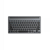 Keyboard Mouse Set 78key Bluetooth Wireless Four-Mode Type-C Charging Keypad with Card Slot Bracket for Desktop Laptop Office PC