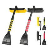 Ice Removing Brush Shovel Tools Foldable Snow Scraper Windshield Car Wash Accessory Winter Scraping Tool