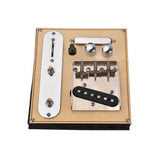 Electric Guitar Fixed Bridge Combo Tl Neck Pickup Set Bridge and Neck Tl Style Guitar Pickups with Pickup Bridge Control Line