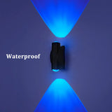 Warm Cold White LED Waterproof Wall Lamp Indoor & Outdoor Aluminum Up And Down Lighting Porch Garden Bedroom Bathroom