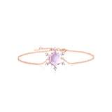 Stone Snowflake Bracelet