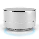 Wireless Mini Super Bass Bluetooth Music Speaker For Mobile Phone Computer Laptop Tablet Sier Grey