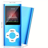 MP3 MP4 players with 8G storage card, supporting music playback and other functions