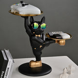 1pc Modern Resin Fangfu Storage Tray - Key, Watch, Mask, and Shoe Holder - Entryway and Room Decor