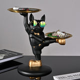 1pc Modern Resin Fangfu Storage Tray - Key, Watch, Mask, and Shoe Holder - Entryway and Room Decor