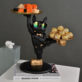 1pc Modern Resin Fangfu Storage Tray - Key, Watch, Mask, and Shoe Holder - Entryway and Room Decor