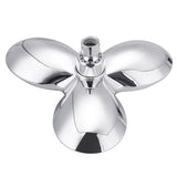 1pc 25.4 Cm Bathroom High Pressure Shower Head, Petal Shape 3 Functions Bathroom Top Shower Head, Rainfall Jetting Shower SPA Shower Head, Bathroom Accessories