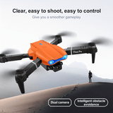 E99 Pro Drone With HD Camera, WiFi FPV HD Dual Foldable RC Quadcopter Altitude Hold