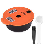 1pc Reusable Coffee Capsule Pods 180ml Coffee Capsule Pod Silicone Lid Compatible With Bosch Happy Suny Vivy Tassimo Machine Teacher's Day Halloween Christmas Wedding