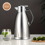 1pc 2.3L 304 Stainless Steel Vacuum Insulated Kettle Warm Water Bottle, European Style Coffee Kettle, Household Hot Water Bottle