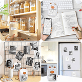 Mini Pocket Printer, Wireless Thermal Printer For Photos Receipts Notes Memo Label Portable Inkless Gift Printer For Phone