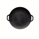 1pc Korean Style Iron Plate Barbecue Pan Outdoor Card-style Stove Grilled Meat Plate Barbecue Plate,, Induction Cooker Grilled Plate Thanksgiving